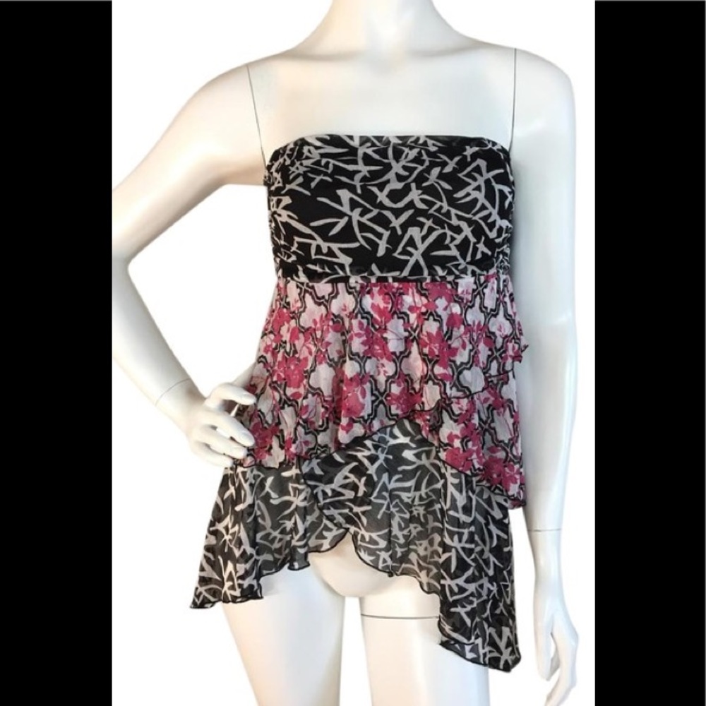 DVF Floral Silk tube top